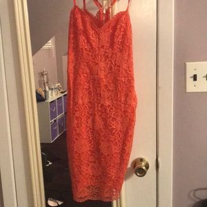 Open back dress- worn once!